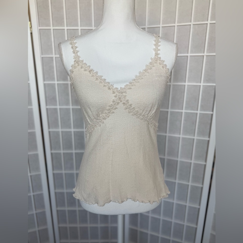 Yusutex Vintage Elegant Cotton Tank Top Made in Peru | Medium